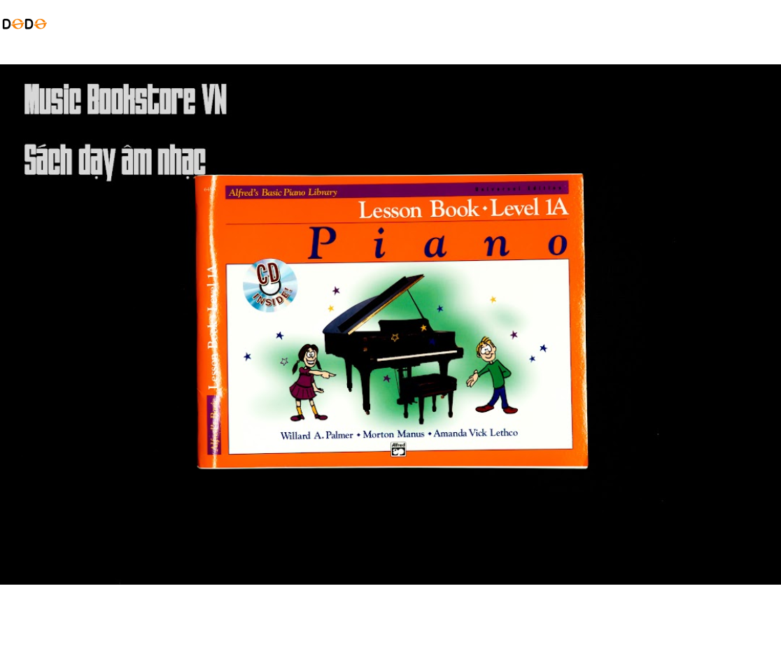 Alfred’s Basic Piano Lesson Book - 1A - non CD