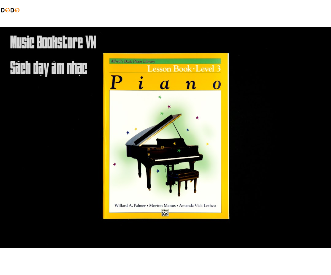 Alfred’s Basic Piano Lesson Book - 3-6 - non CD
