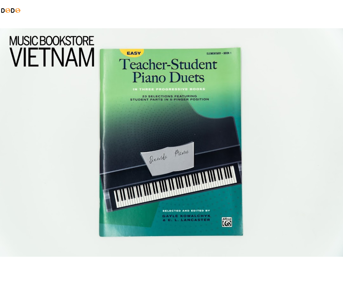 Teacher-Student Piano Duet  - book 1-3