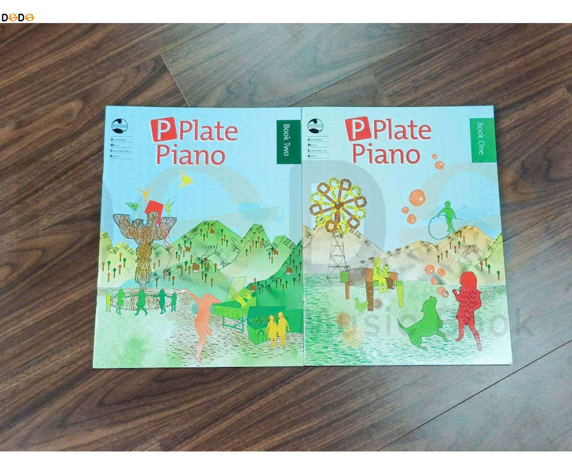 P Plate Piano Book - 1-3