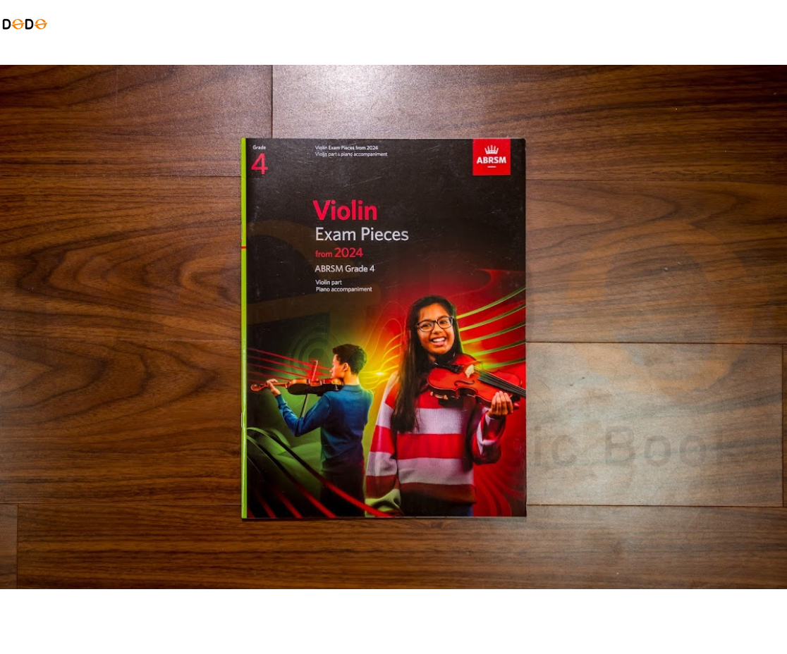 Violin Exam Pieces 2024 - Grade 4