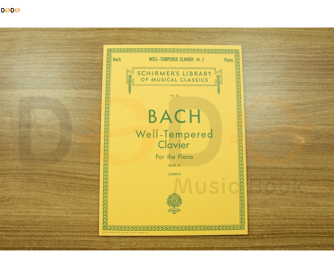 Bach Well tempered clavier - Schirmer (2 book) - Book 2