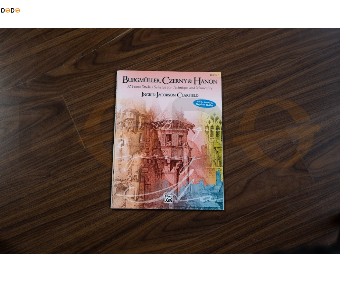 Bugmuller, Czerny, Hanon  - book 3