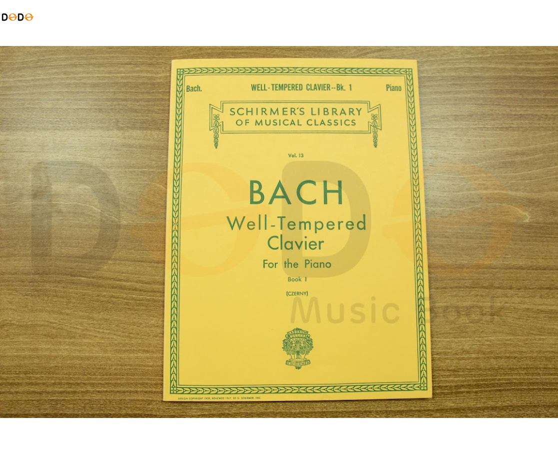 Bach Well tempered clavier - Schirmer (2 book) - Book 1