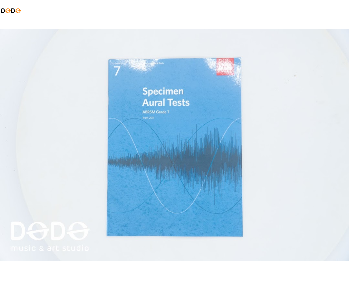 SPECIMEN AURAL TESTS GRADE 7