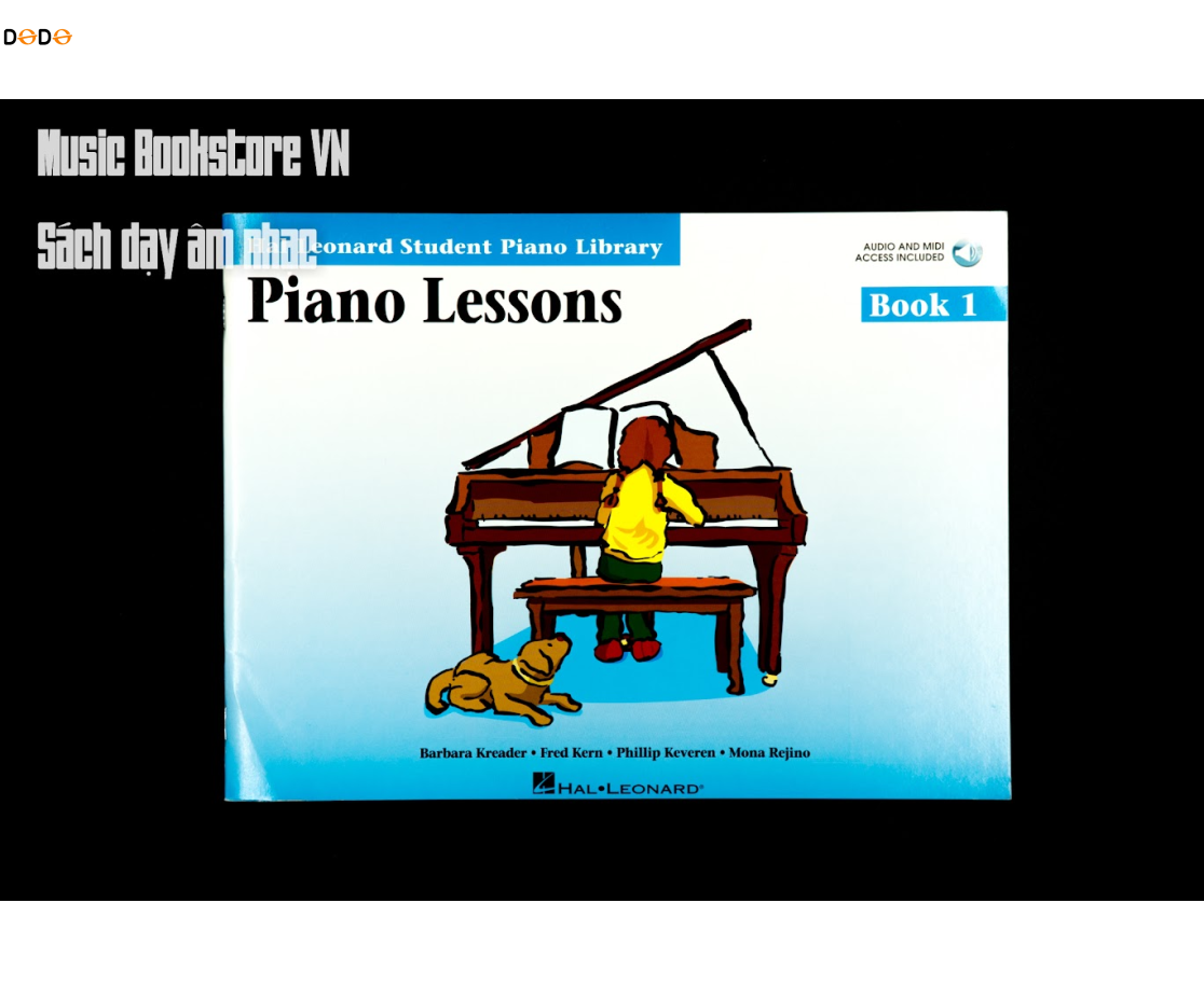 LEONARD STUDENT PIANO LIBRARY - PIANO LESSONS (no Audio) - level 1