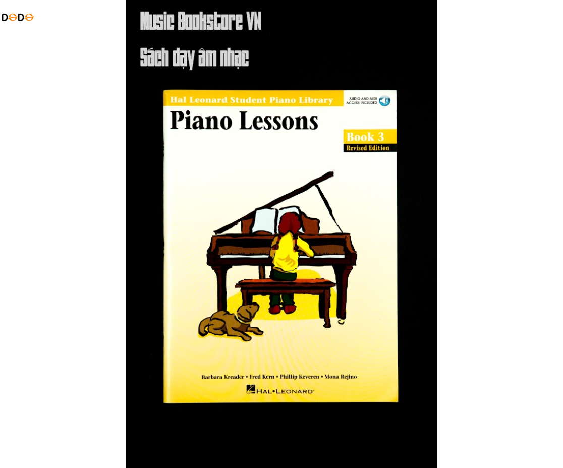 LEONARD STUDENT PIANO LIBRARY - PIANO LESSONS (no Audio) - level 3
