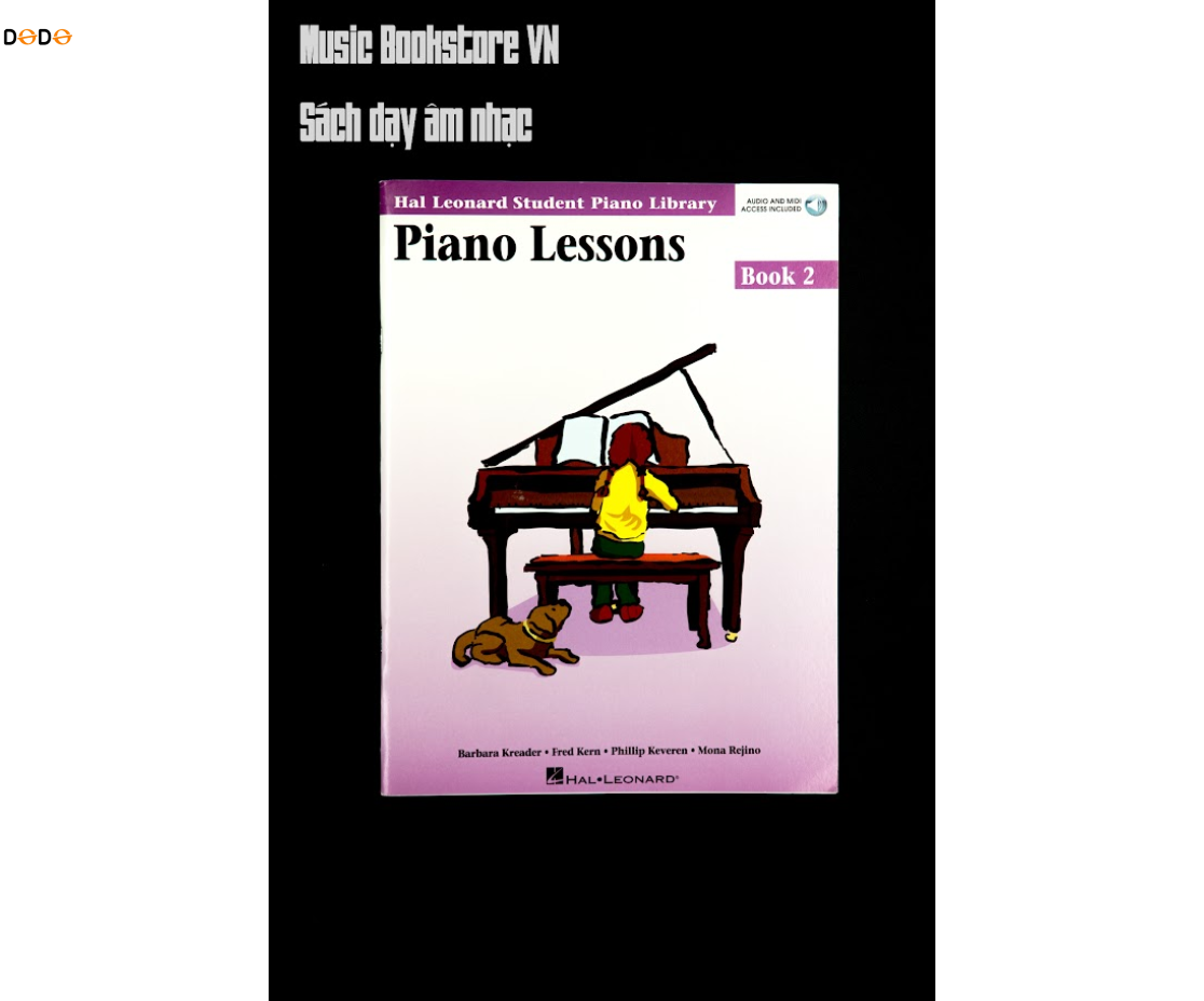 LEONARD STUDENT PIANO LIBRARY - PIANO LESSONS (no Audio) - Level 2