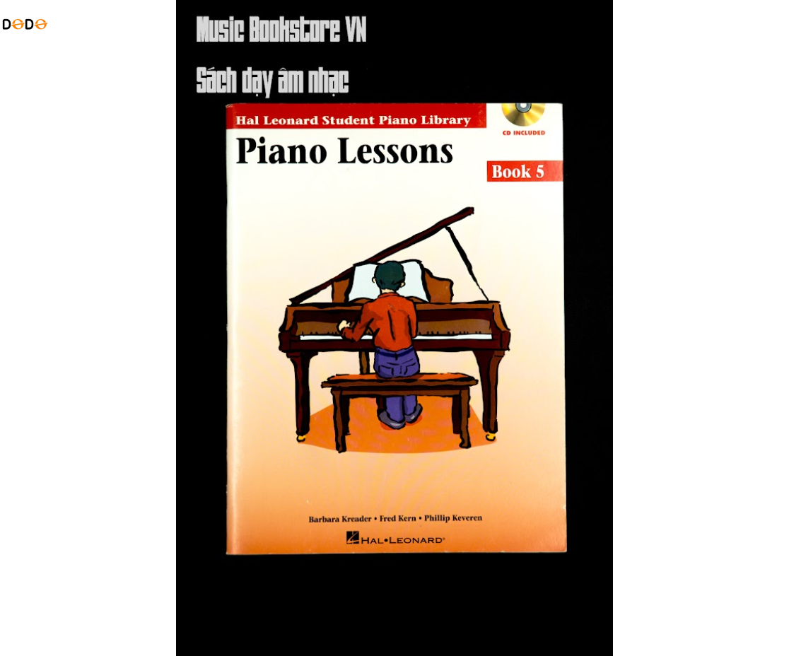 LEONARD STUDENT PIANO LIBRARY - PIANO LESSONS (no Audio) - level 5