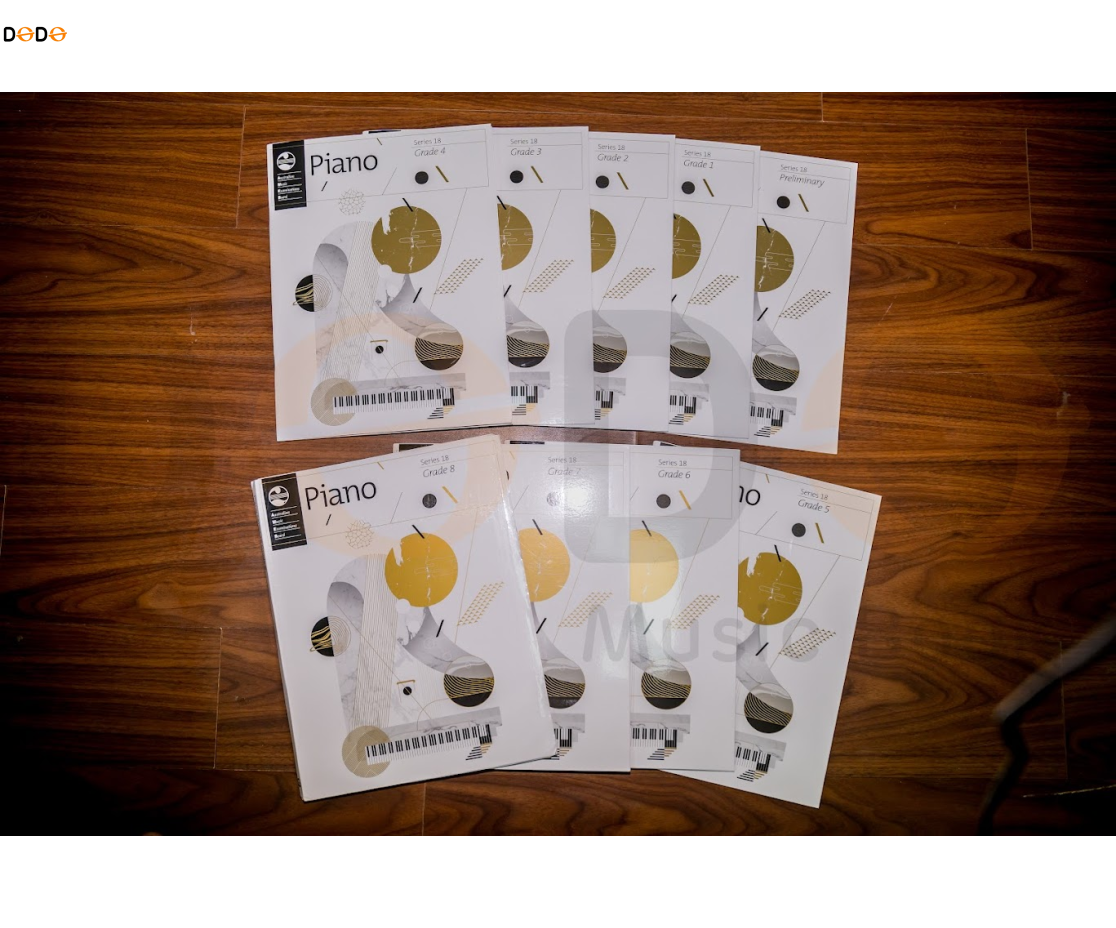 PIANO Series 18 Grade Books - Pre-G1-G4