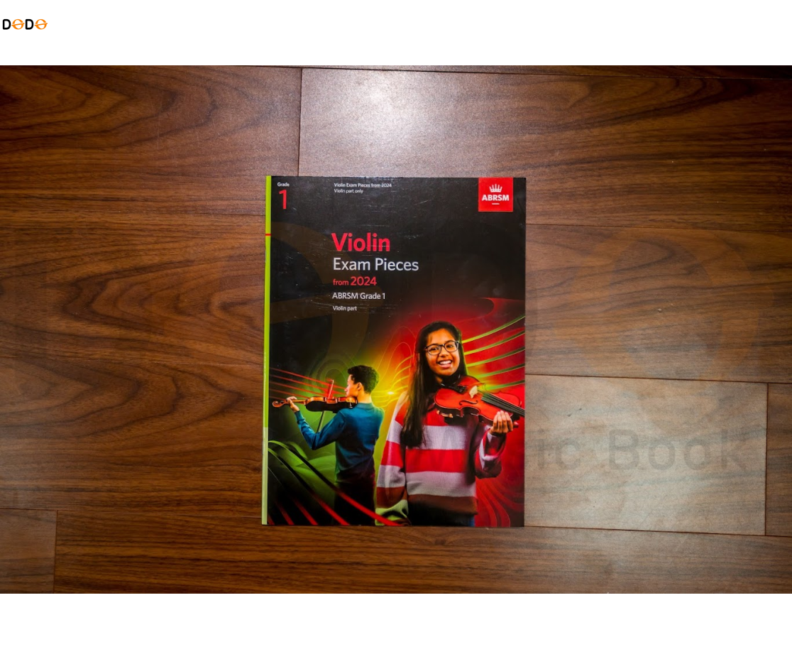 Violin Exam Pieces 2024 - Grade 1