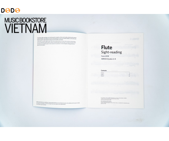 FLUTE SPECIMEN SIGHTREADING TESTS GRADE 6-8
