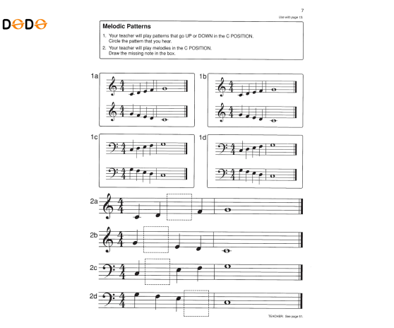 Alfred's Basic Adult Piano Course: Ear Training Book 1