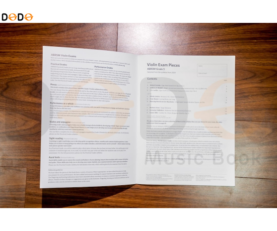 Violin Exam Pieces 2024 - Grade 5