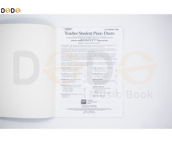 Teacher-Student Piano Duet  - book 1-3