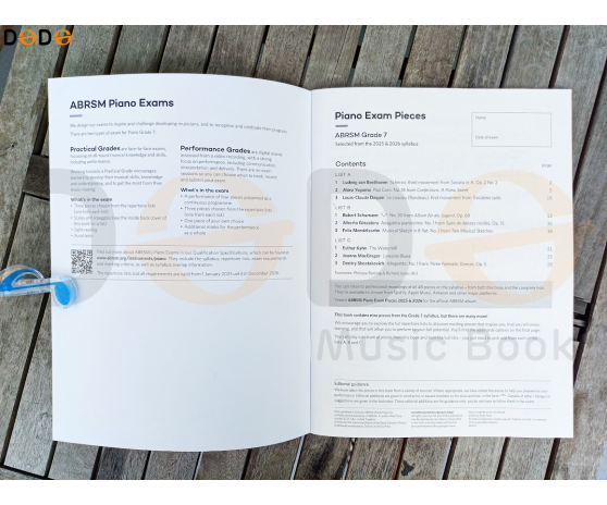 Piano Exam Pieces 2025 & 2026 - Grade 7