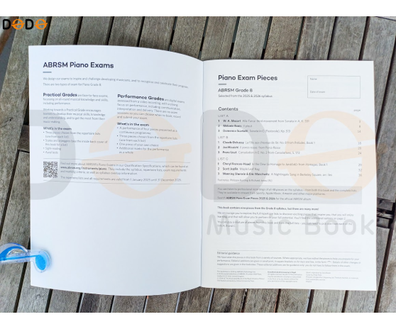 Piano Exam Pieces 2025 & 2026 - Grade 8