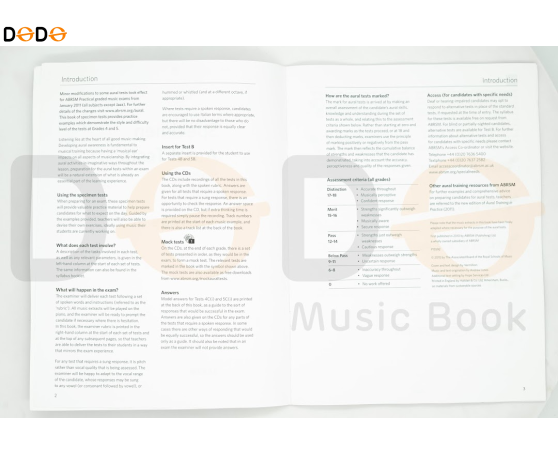 SPECIMEN AURAL TESTS GRADE 4-5 (with CD)