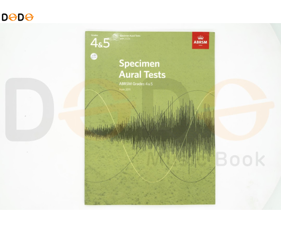 SPECIMEN AURAL TESTS GRADE 4-5 (with CD)