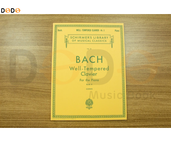 Bach Well tempered clavier - Schirmer (2 book) - Book 2