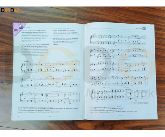 SPECIMEN AURAL TESTS GRADE 6