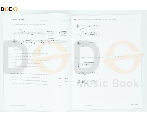 Music Theory practice papers 2022 - 4