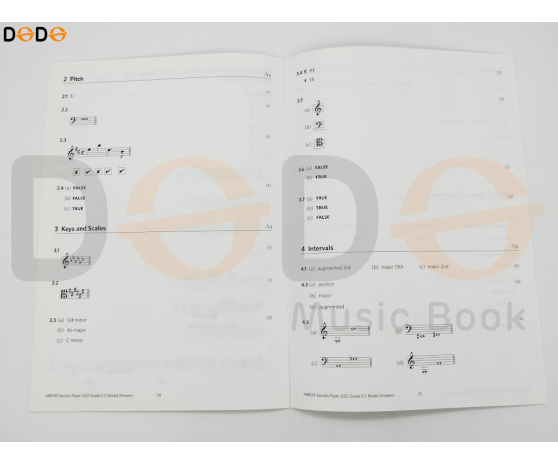 More Music Theory Sample Papers Model Answers, ABRSM 2021 - Grade 5