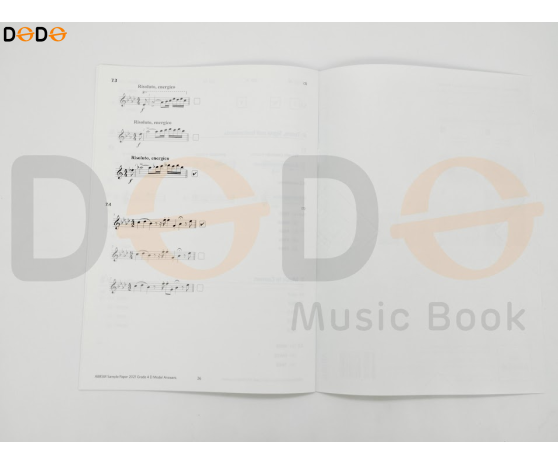 More Music Theory Sample Papers Model Answers, ABRSM 2021 - Grade 4