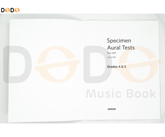 SPECIMEN AURAL TESTS GRADE 4-5 (with CD)