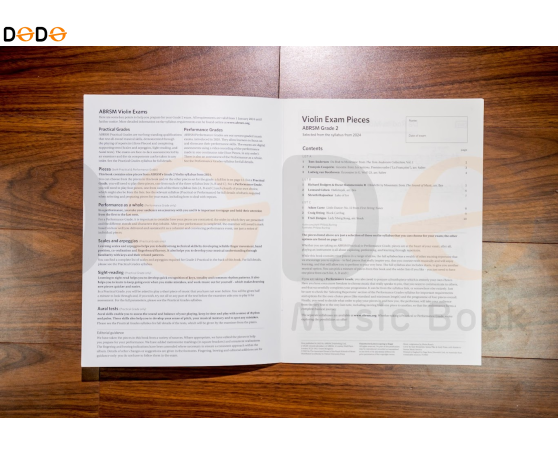 Violin Exam Pieces 2024 - Grade 2