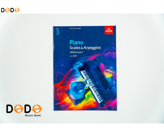 Piano Scales & Arpeggios from 2021, ABRSM - grade 3
