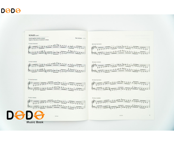 Piano Scales & Arpeggios from 2021, ABRSM - grade 6