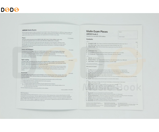 Violin Exam pieces 2020 - 2023 - Grade 5