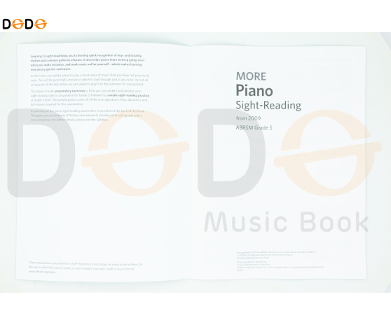 Piano Specimen Sightreding Test Grade 5
