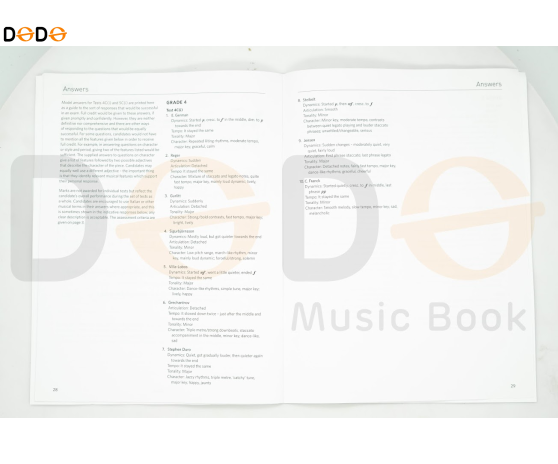 SPECIMEN AURAL TESTS (NO CD) GRADE 4-5